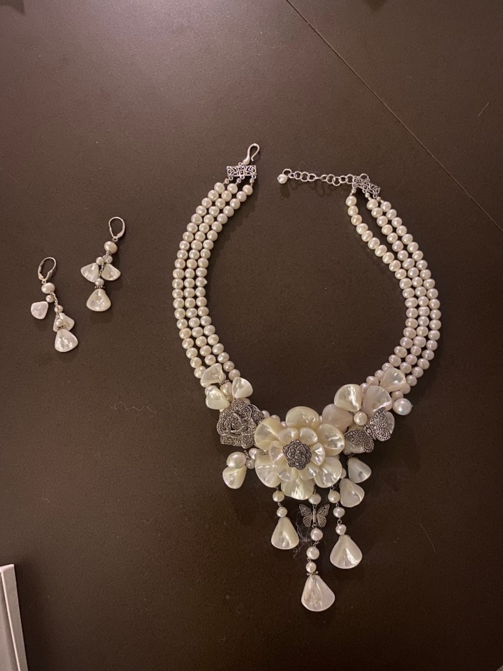 JTYD necklace and earrings